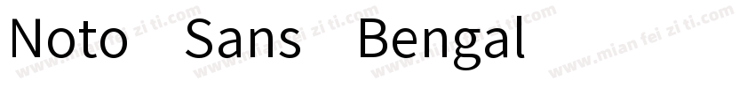 Noto Sans Bengal字体转换